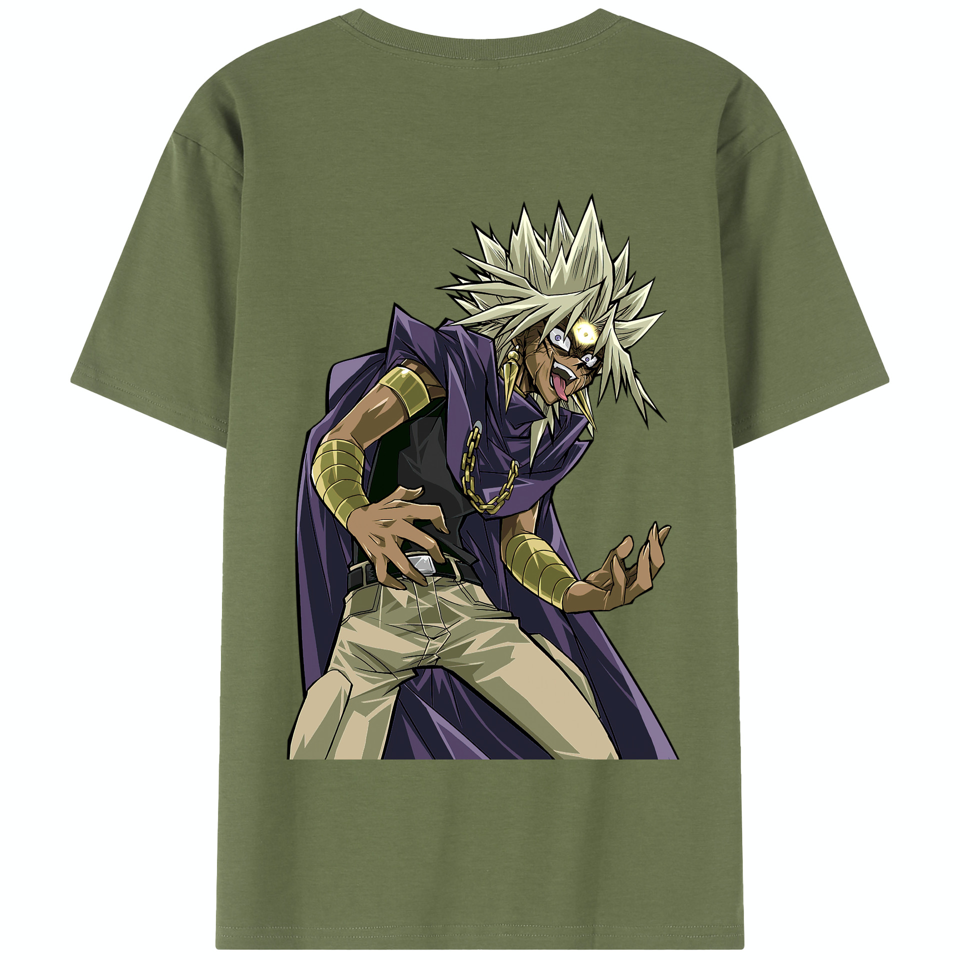 （画像用） 遊☆戯☆王 Yu-Gi-Oh! 綿100％半袖Tシャツ（背面プリント）